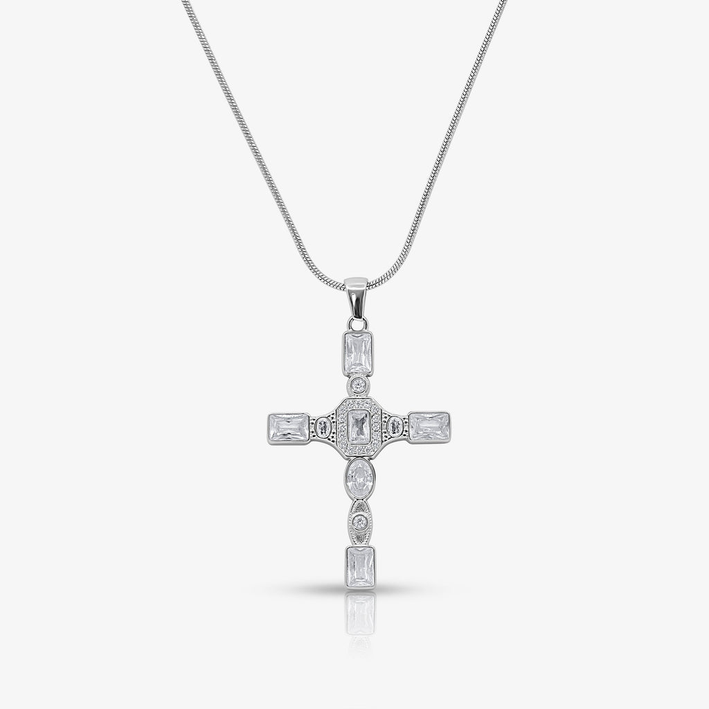 Gem Up Cross Necklace