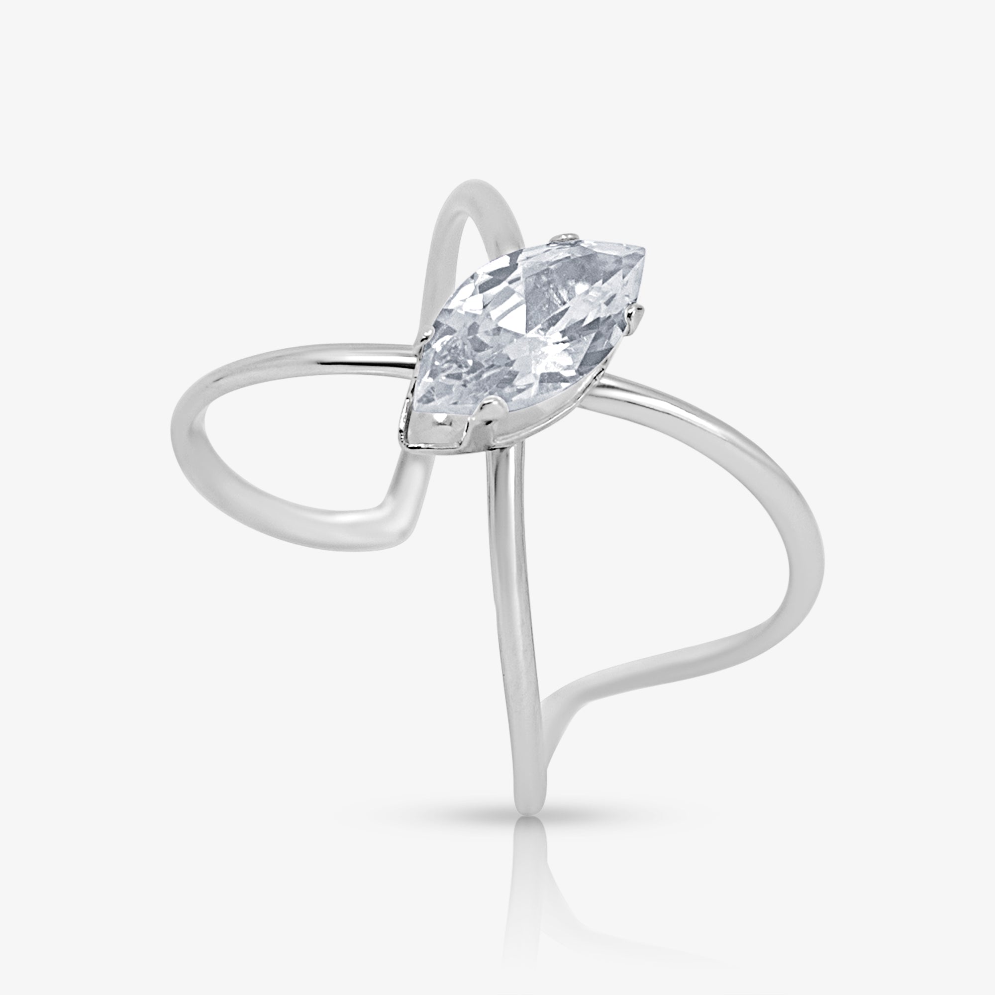 Teardrop Crush Ring