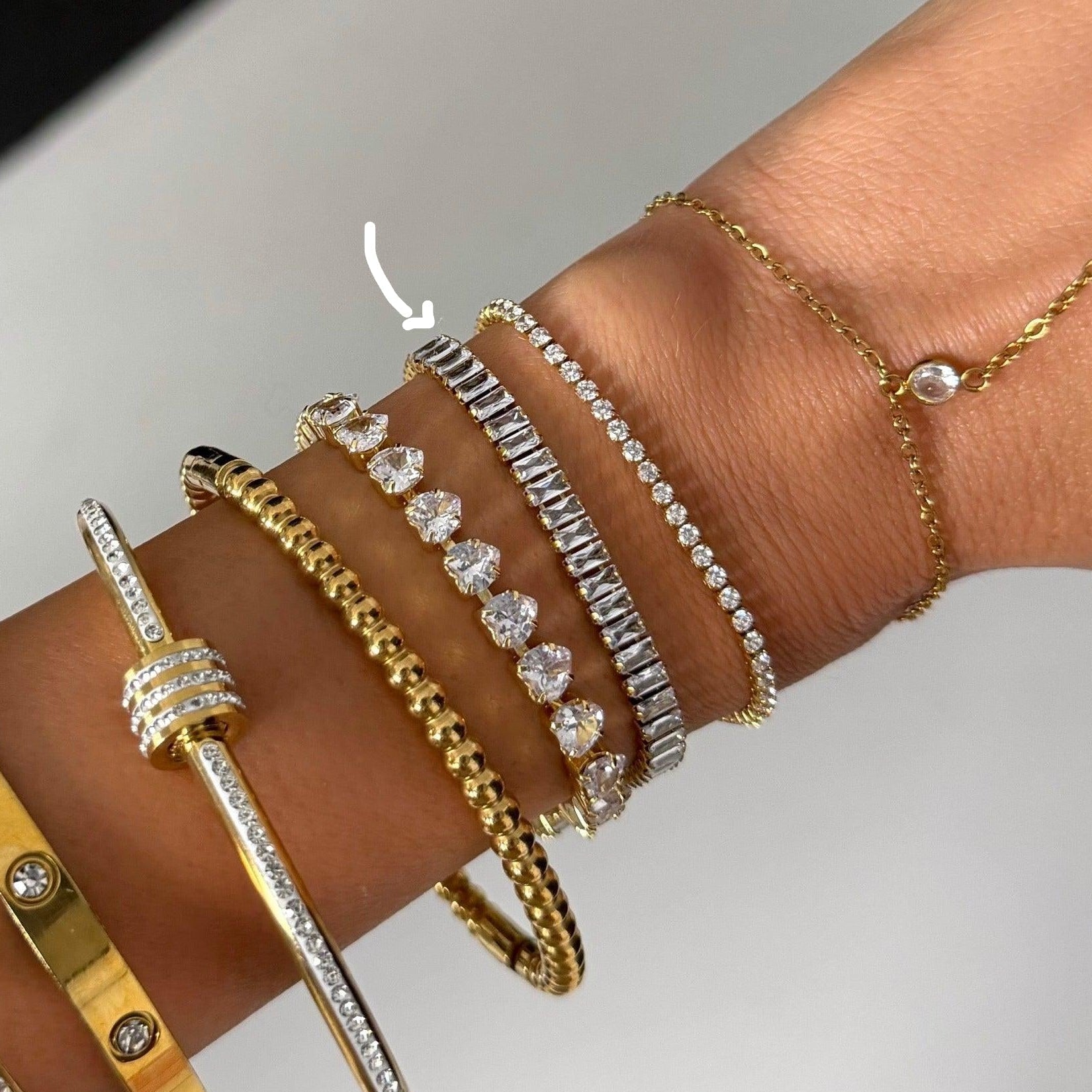 She's An Icon Tennis Bracelet