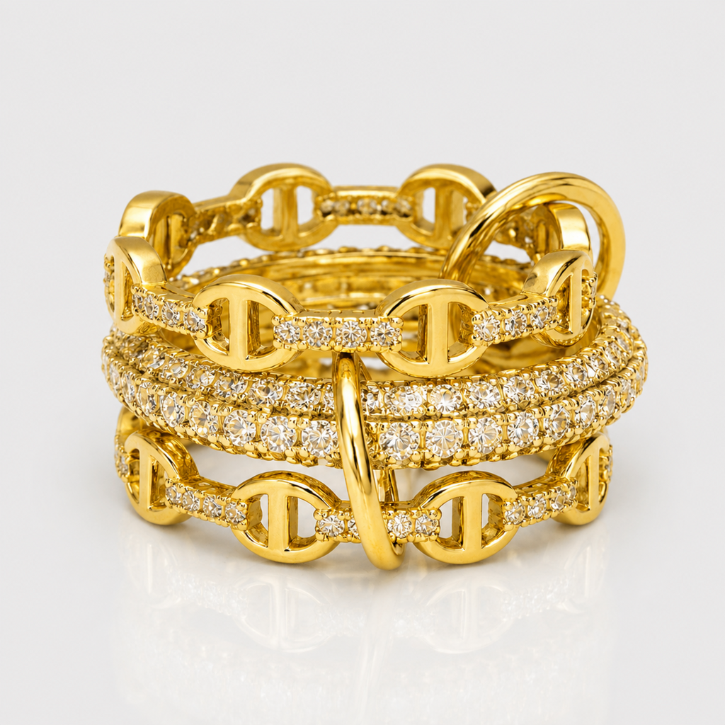 Dolce Iconic Stacked Ring