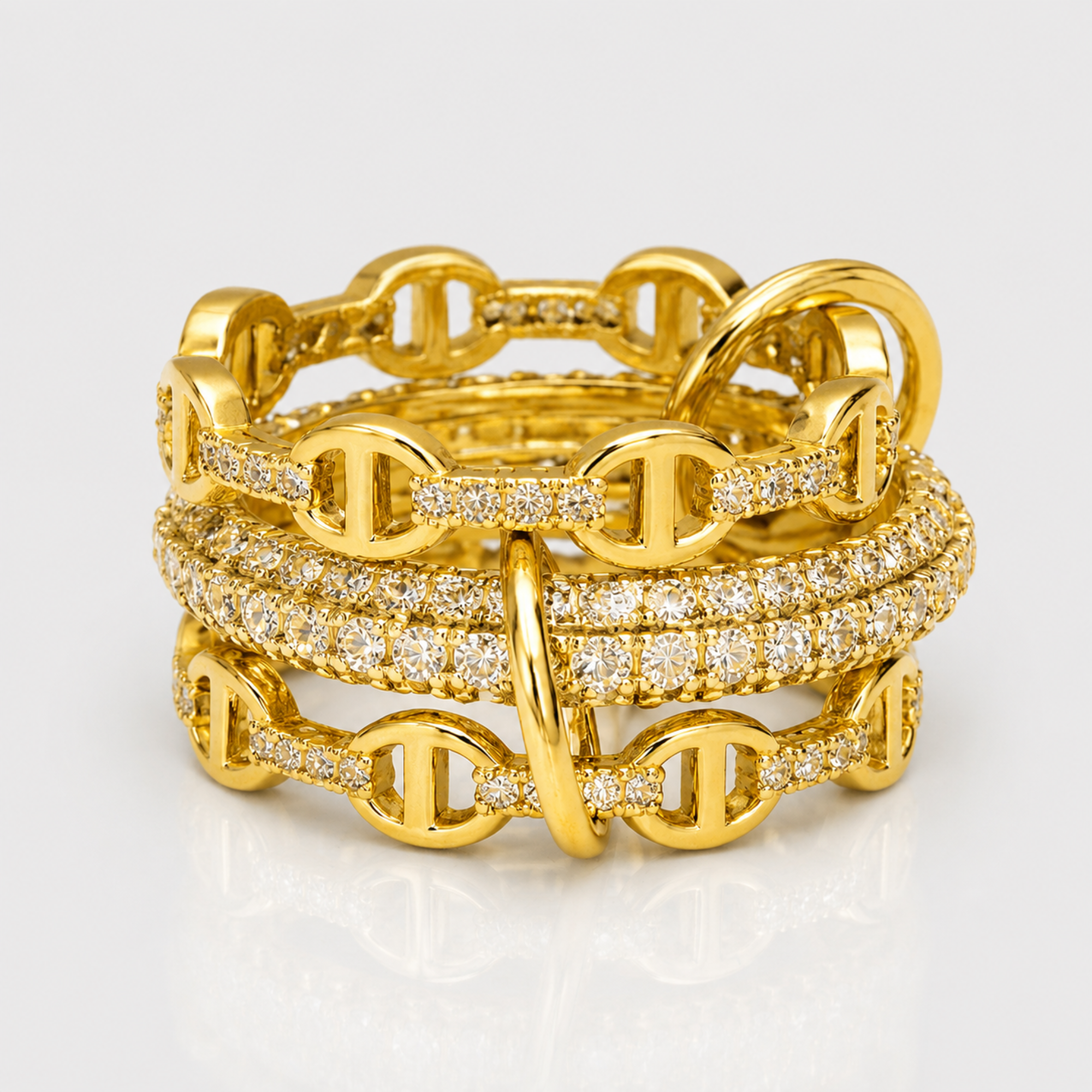 Dolce Iconic Stacked Ring
