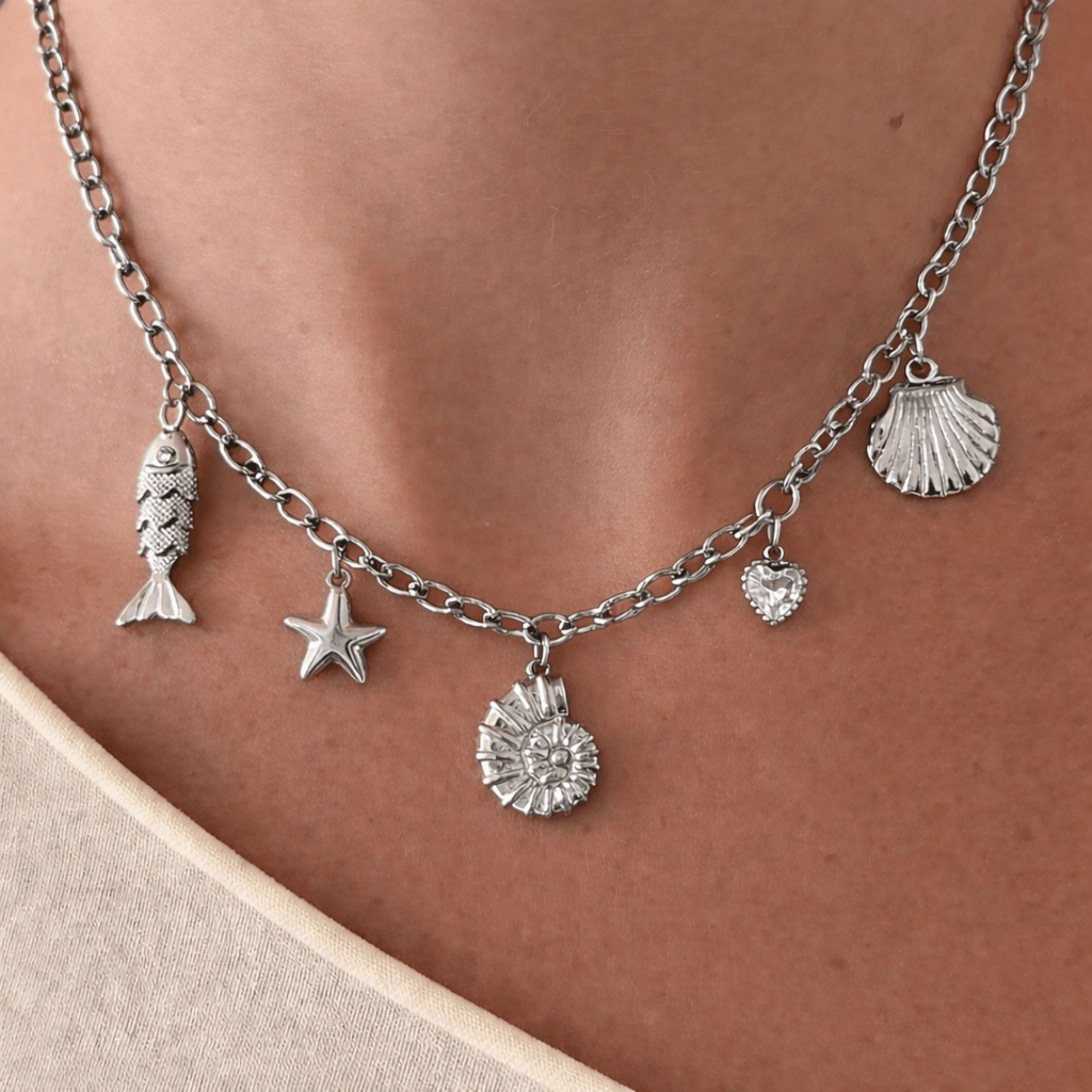 Seaside Sweet Charm Necklace