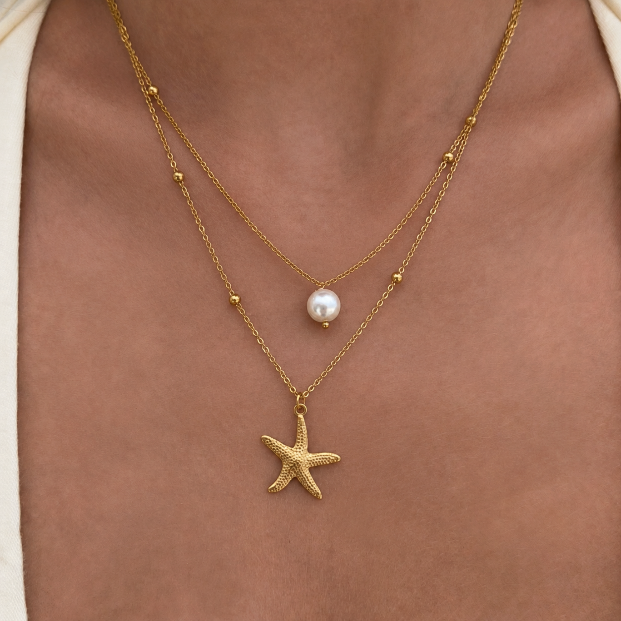 Mermaid Mood Necklace 2 Piece Set