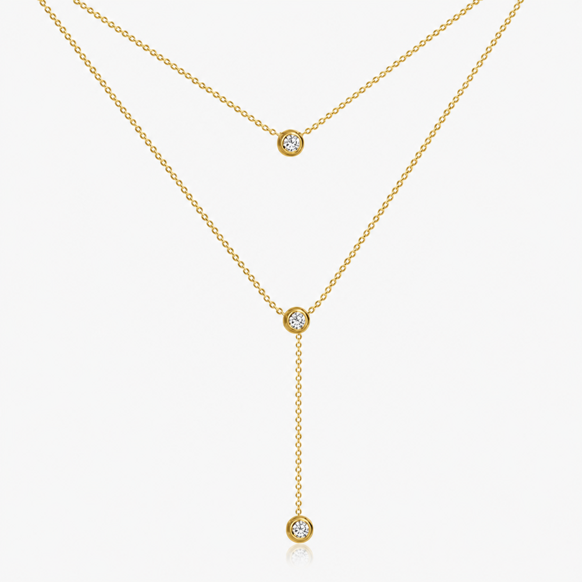 Dahlia Lariat Necklace