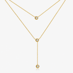 Dahlia Lariat Necklace