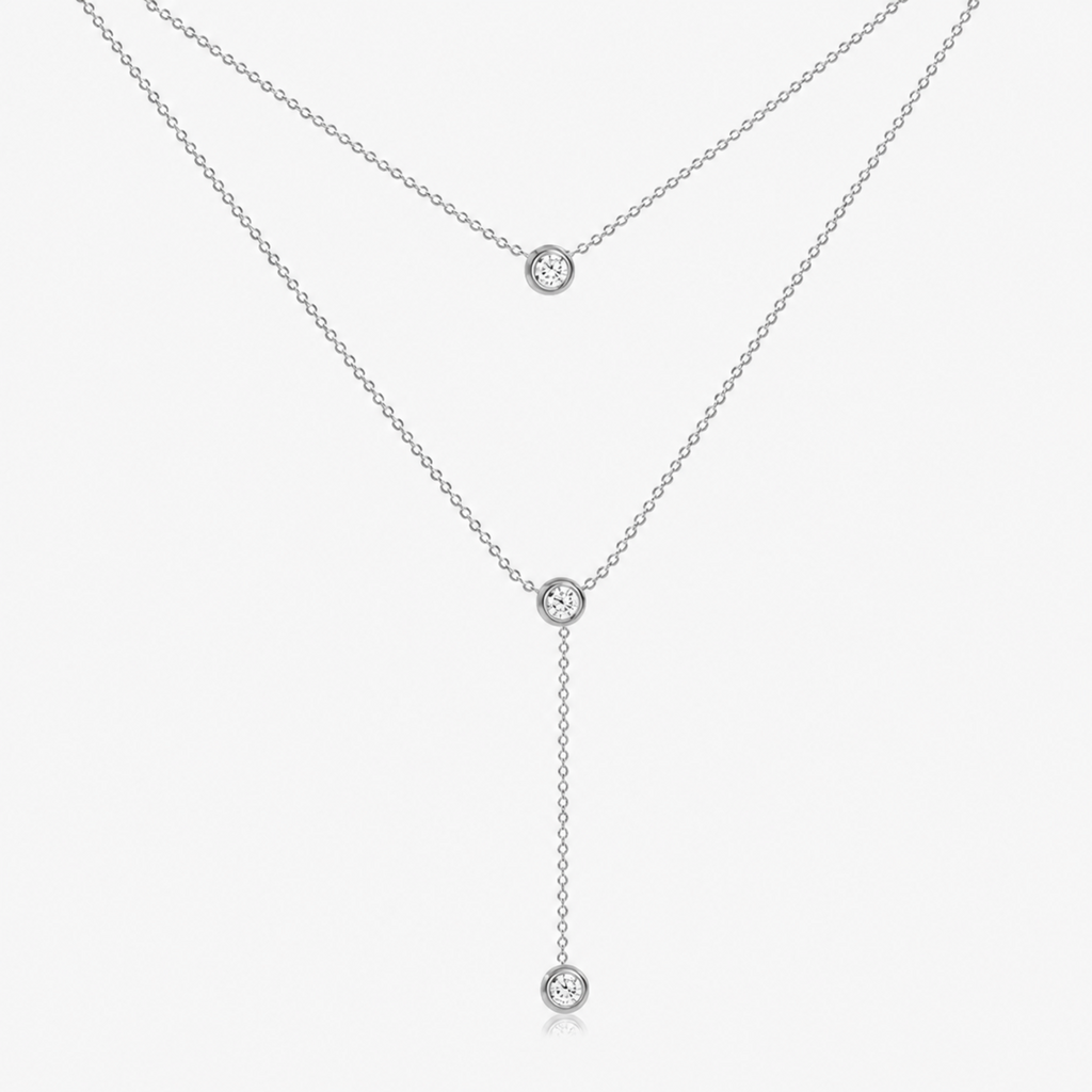 Dahlia Lariat Necklace