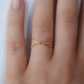 Double Twist Ring