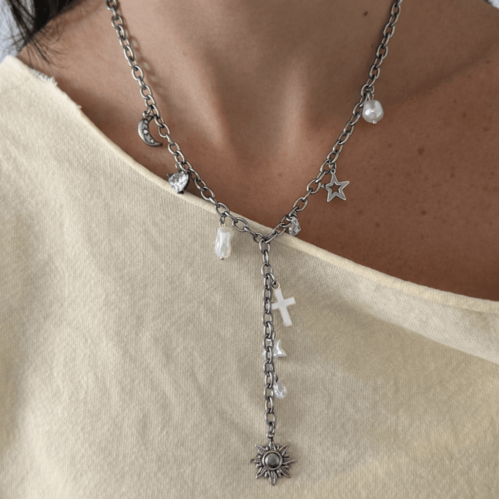 Wish Upon a Charm Lariat Necklace
