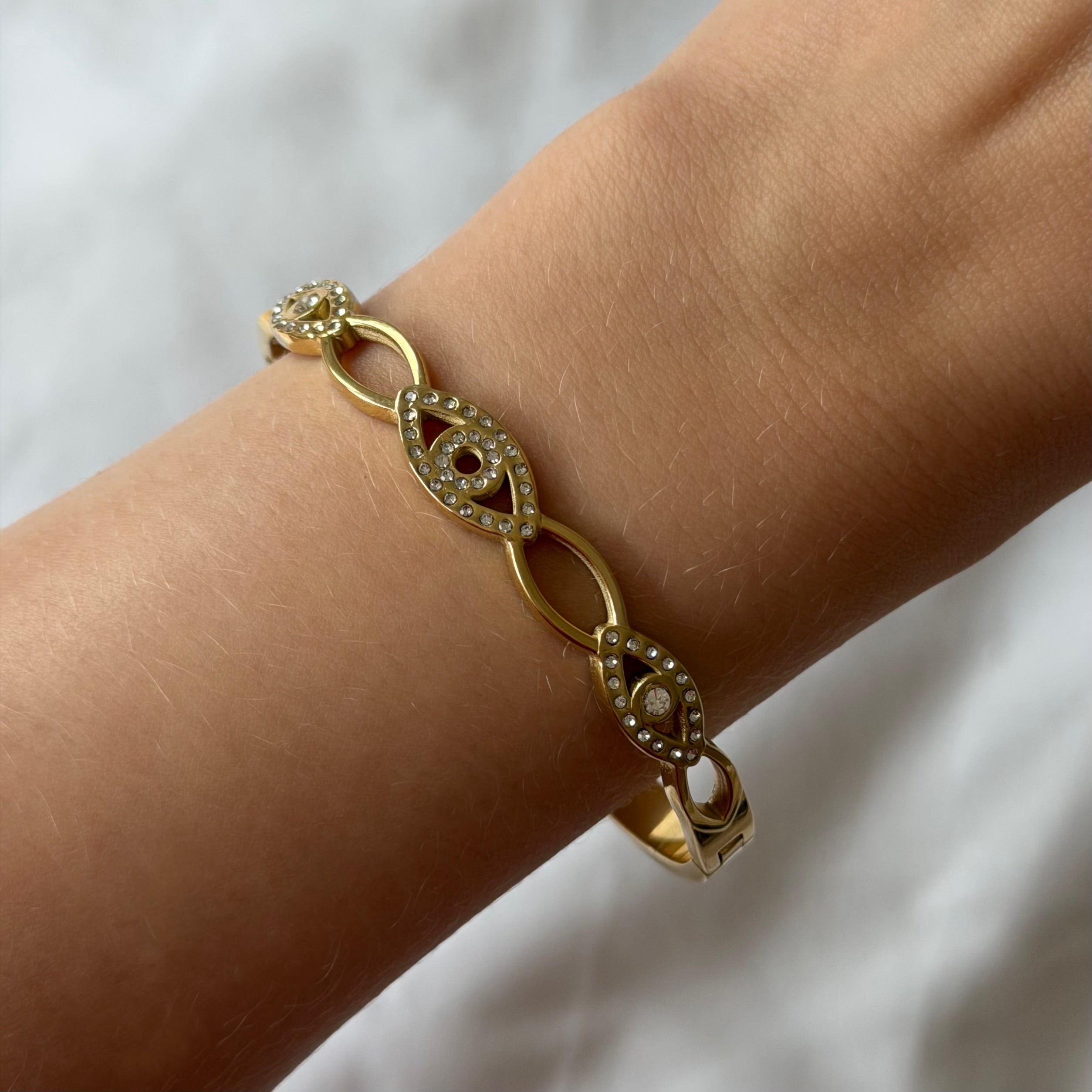 Golden Link Bangle