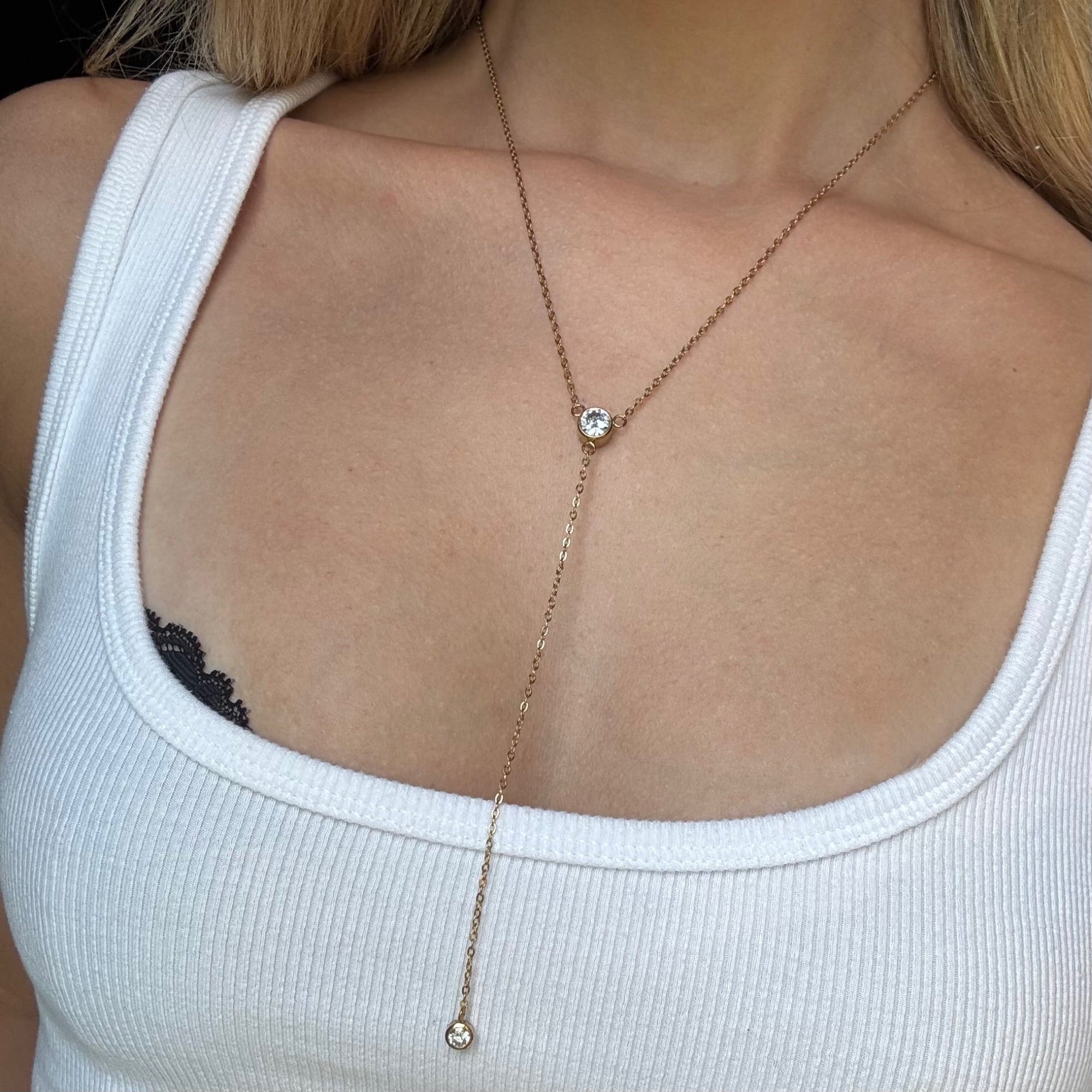 Alina Lariat Necklace