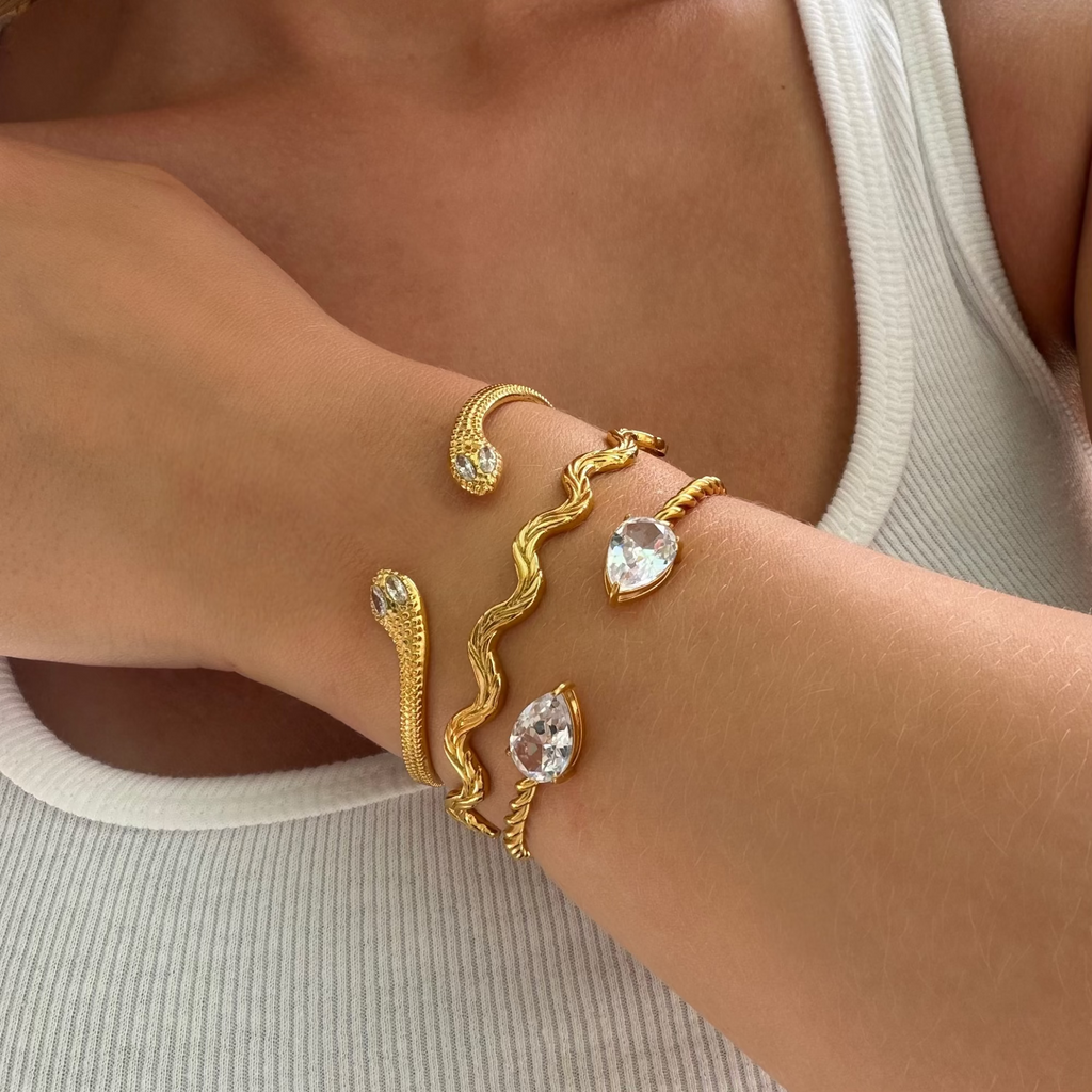 Twisted Spark Bangle