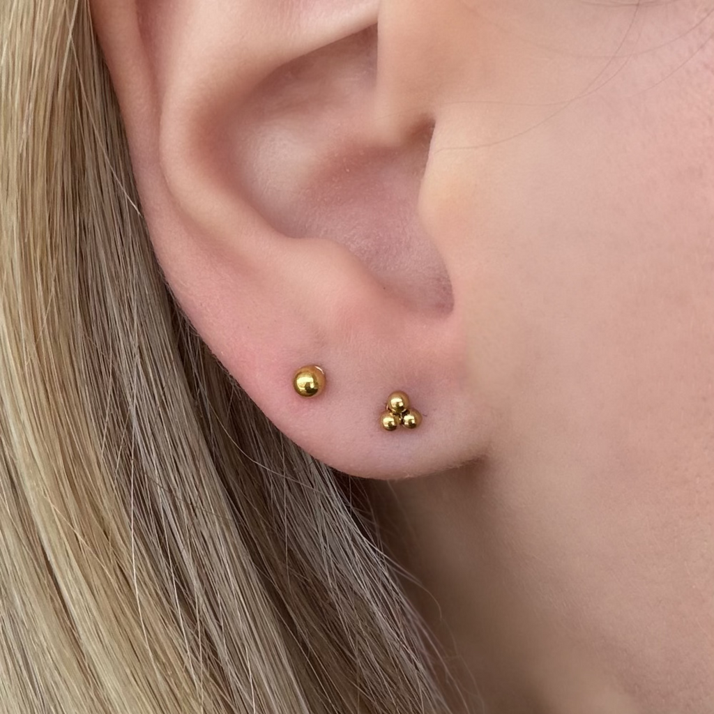 Tiny Crush Flat Back 2 Piece Earring Set