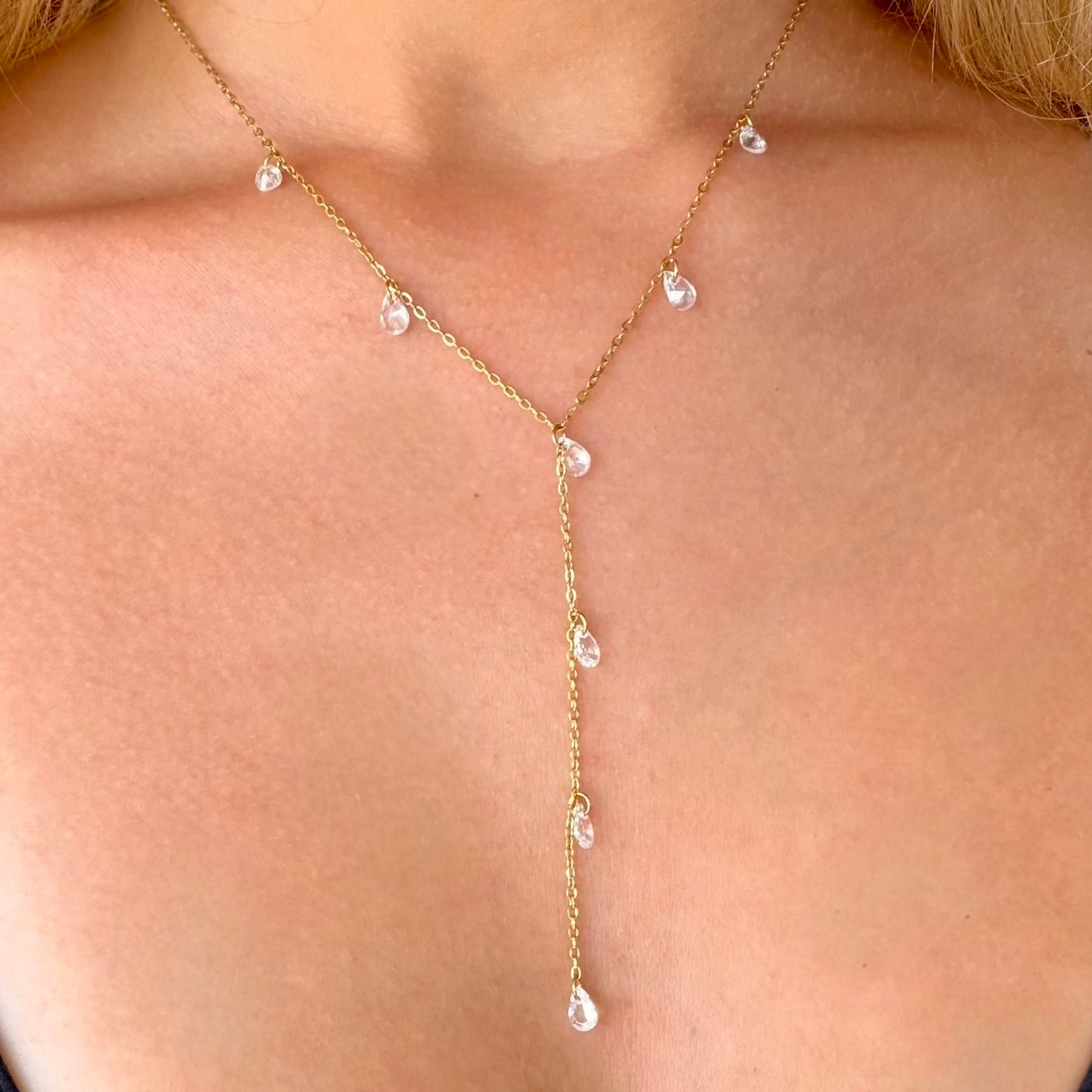 She's A Gem Lariat Necklace