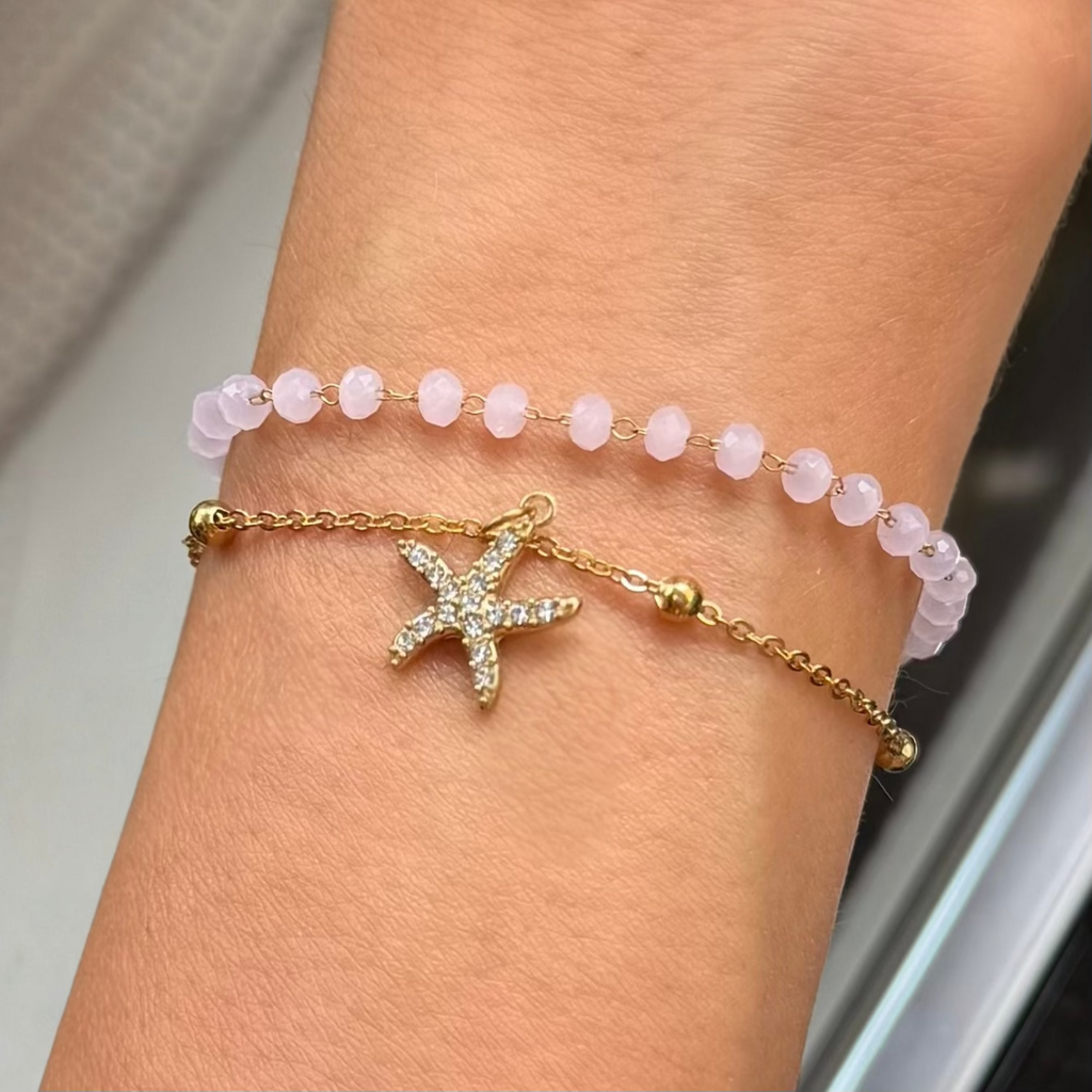 Double Layer Coastal Charm Bracelet