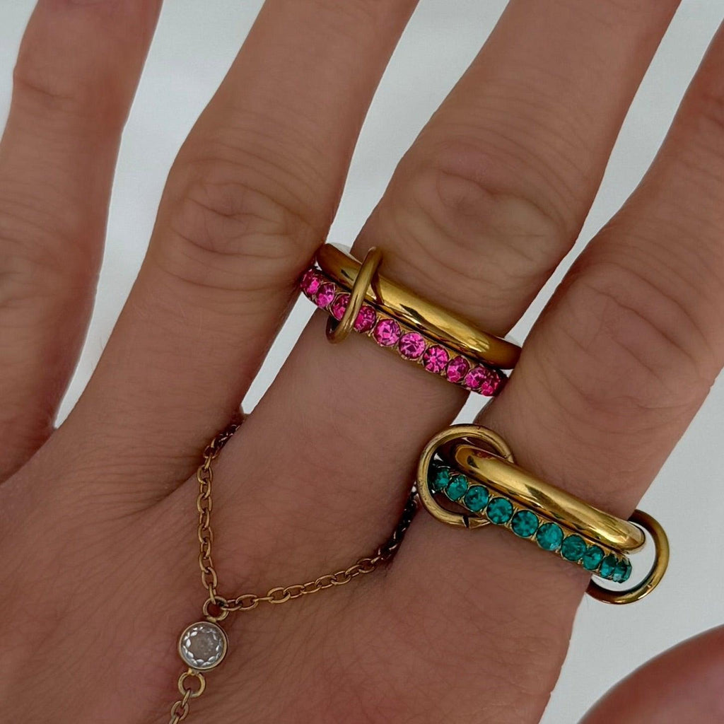 Rosie Glow Stacked Ring