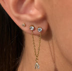 Glow Drop Stud Earring
