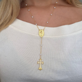 Sacred Glow Lariat Necklace