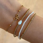 Sweet Luxe Beaded Bracelet 4 Piece Set