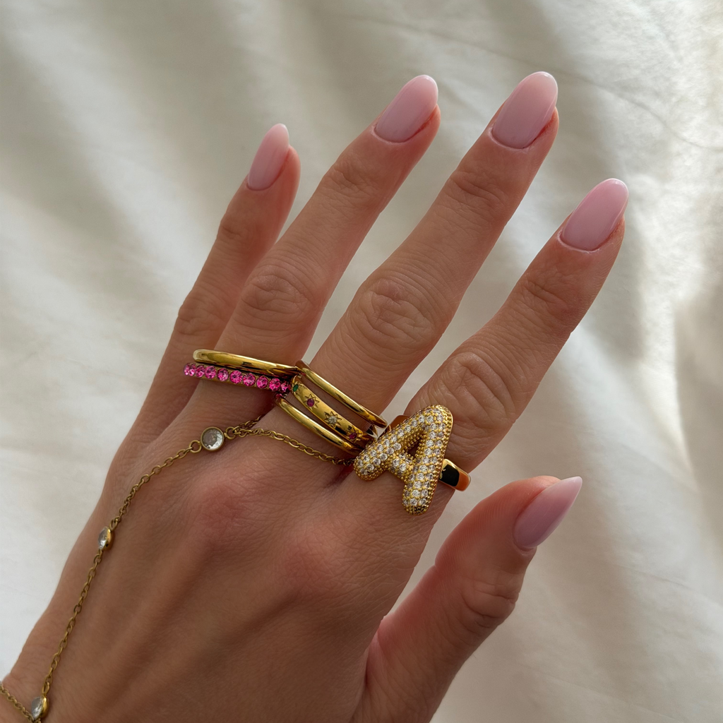Rosie Glow Stacked Ring
