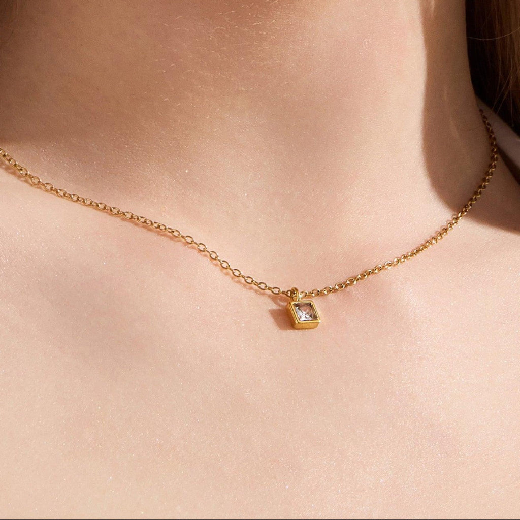 Faye Birthstone Necklace