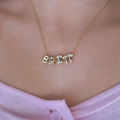 Custom/Personalized Bubble Letter Name Necklace