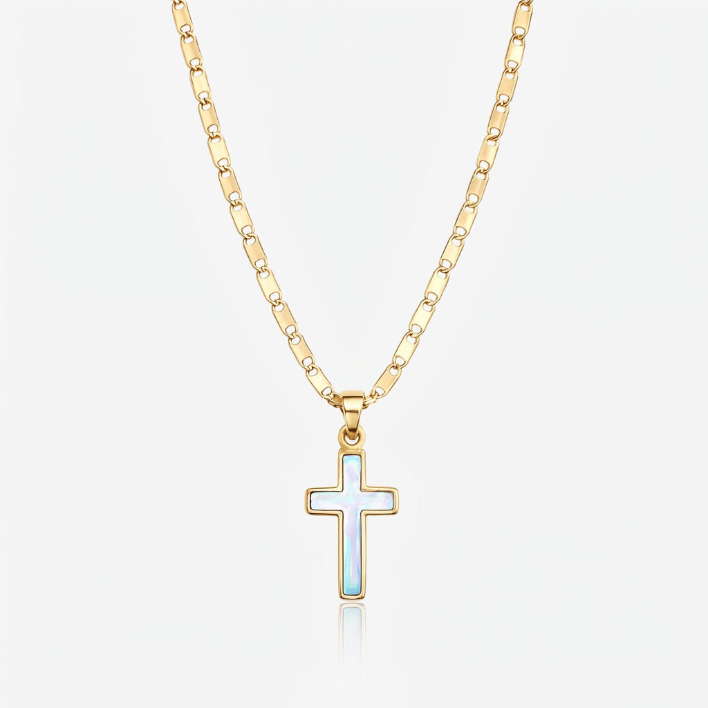 Aura Cross Necklace