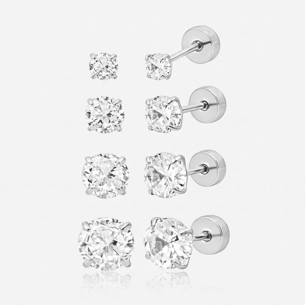 Babydoll Flat Back Stud Earrings