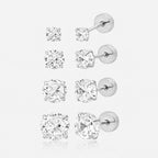 Babydoll Flat Back Stud Earrings