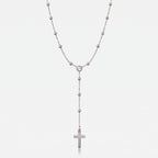 Alessia Lariat Cross Necklace