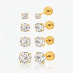 Babydoll Flat Back Stud Earrings