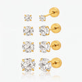 Babydoll Flat Back Stud Earrings