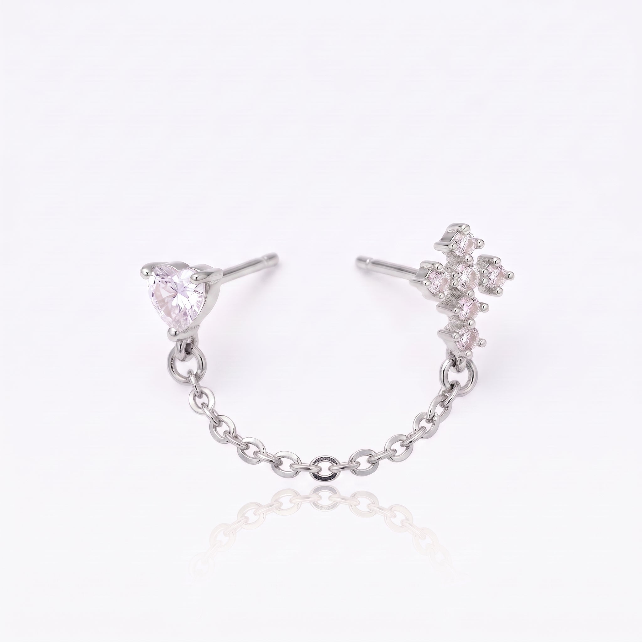 Bonded Sparkle Flat Back Earring