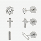 Flat Back Earrings Set Collection