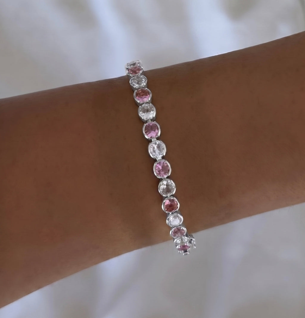 High-Shine Tennis Bracelet