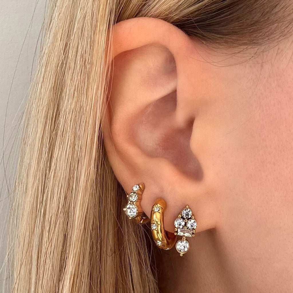 Kiss of Sparkle 3 Piece Earring Set