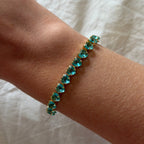 Fergie Heart Tennis Bracelet
