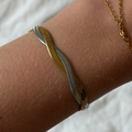 Two-Tone Medusa Bracelet