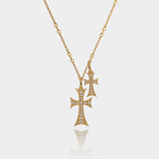 Double Cross Me Necklace