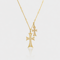 Double Cross Me Necklace