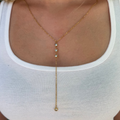 Touch of Glow Lariat Necklace