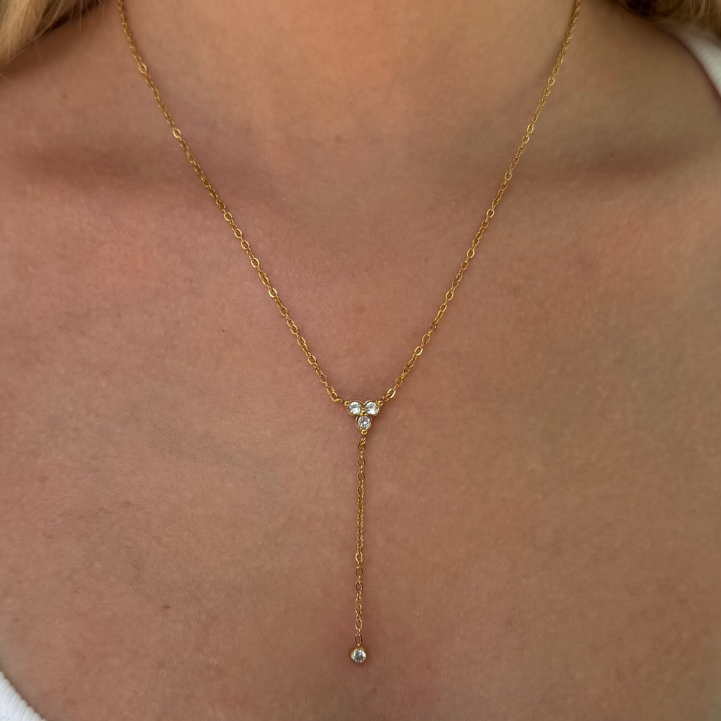 Flirty Drop Lariat Necklace