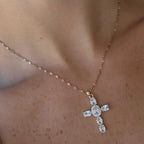 Heavenly Glow Cross Necklace