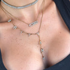 Custom/Personalized Name Drop Lariat Necklace