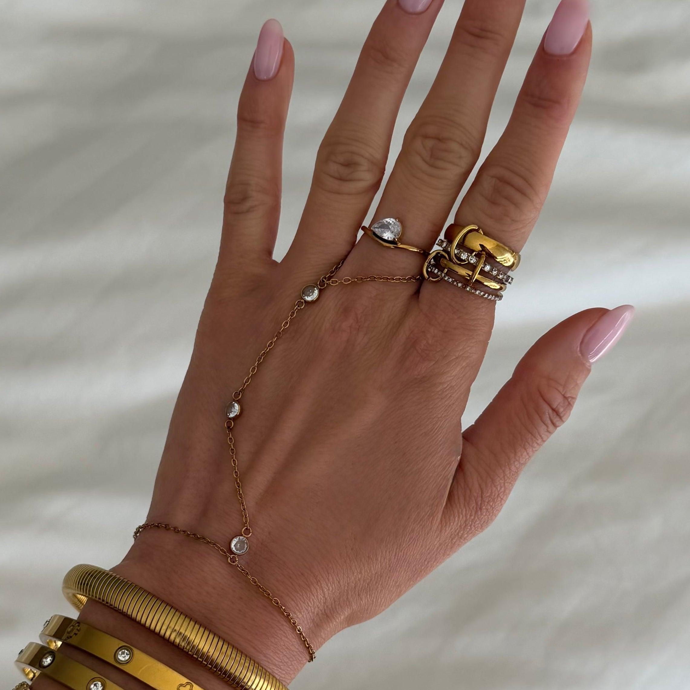 Viral Hand Chains: Anti Tarnish Waterproof