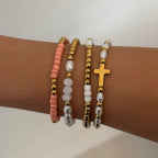 Sweet Grace Beaded Bracelet 4 Piece Set