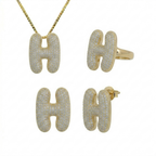 Adore Me Earring. Ring & Necklace 3 Piece Bundle