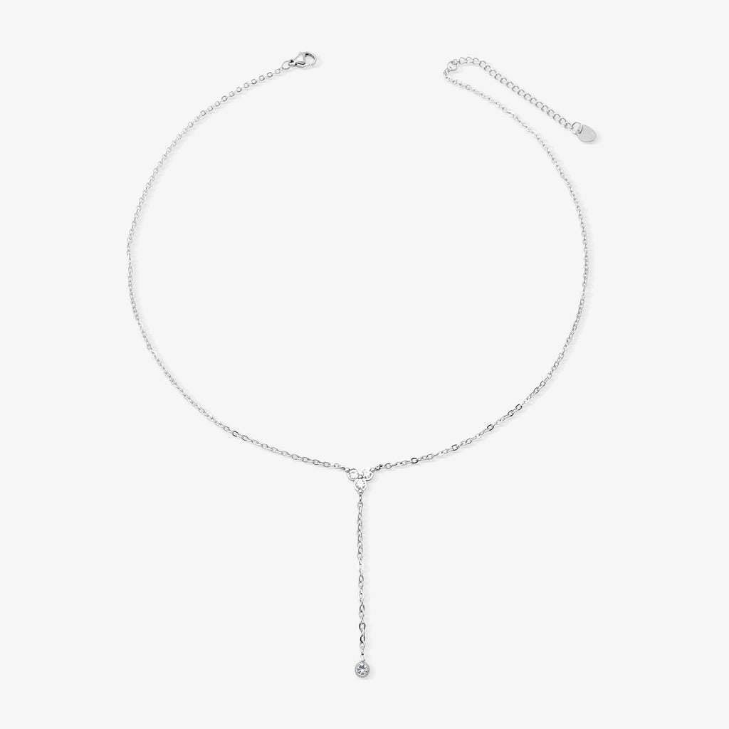 Flirty Drop Lariat Necklace