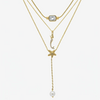 Coastal Mermaid 3 Piece Necklace Bundle