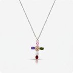 Heavenly Glow Cross Necklace