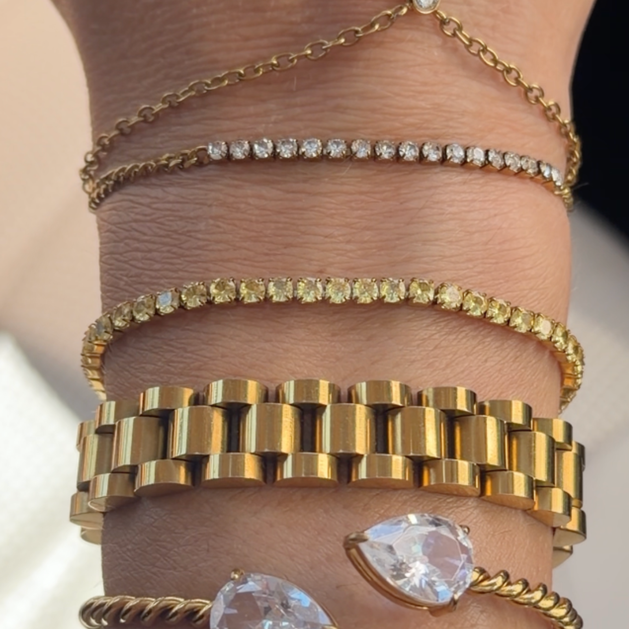 Citrine Crush Tennis Bracelet